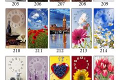 Вертикальні годинники 30x60